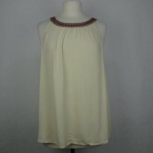 Torrid Size 0 Large Embroidered Sleeveless Top